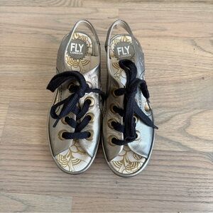 Fly London Ylva Slingback Sandals Sz 38 US 7